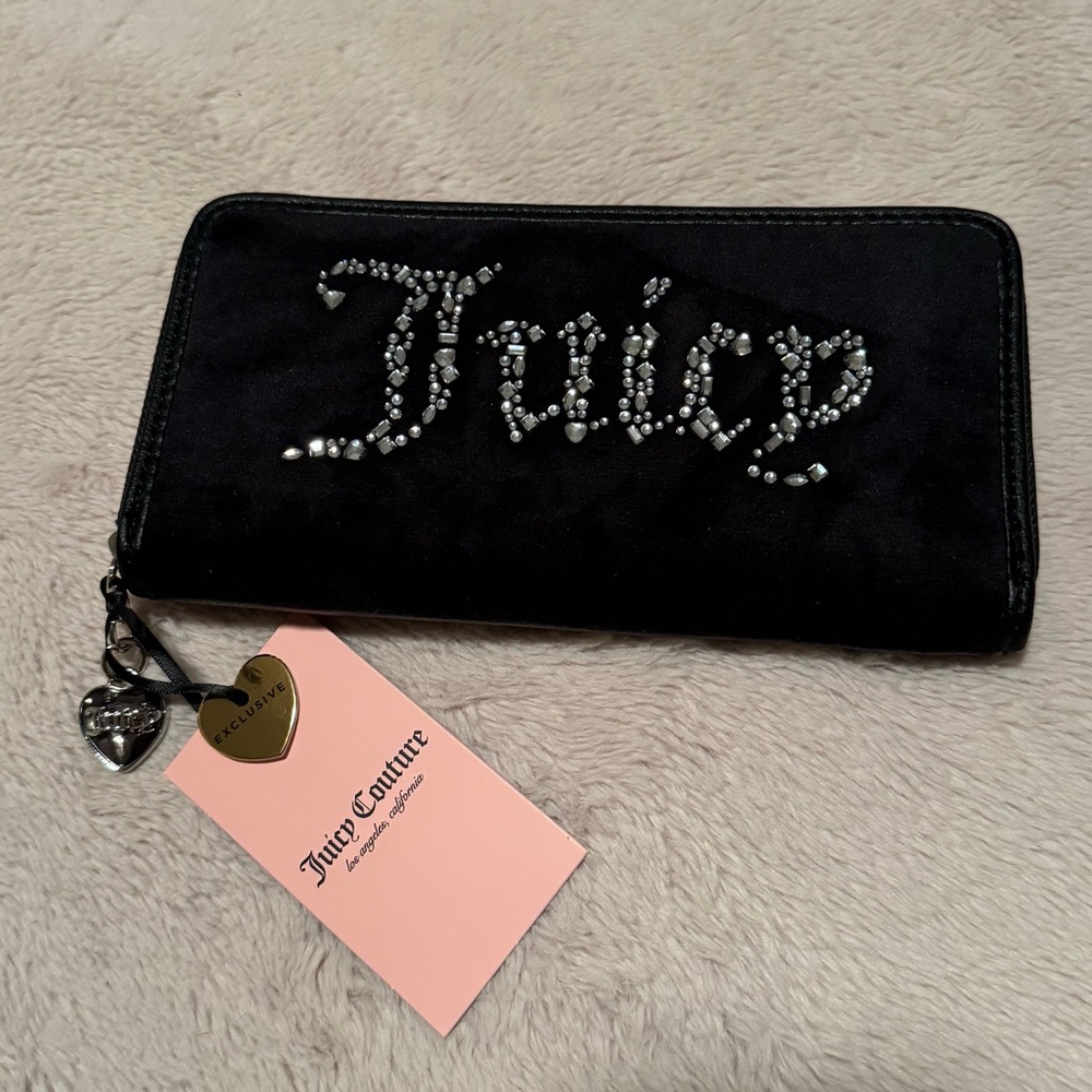 JUICY COUTURE ALL THAT GLITTERS LG WALLET